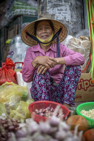 Market Lady Dong Hoi Vietnam