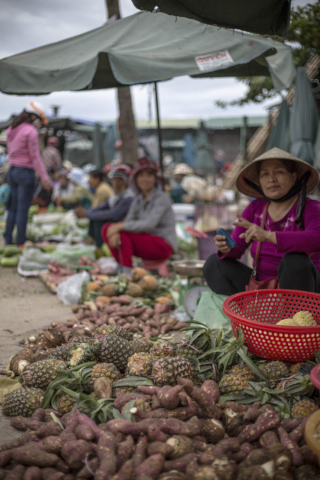 Market Dong Hoi Vietnam