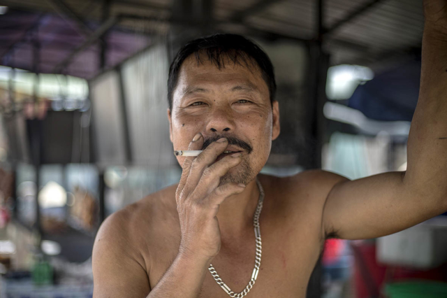 Market Man Dong Hoi Vietnam