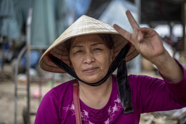 Market Lady Dong Hoi Vietnam