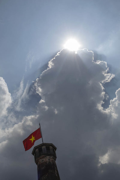 Flag Tower Hanoi Vietnam