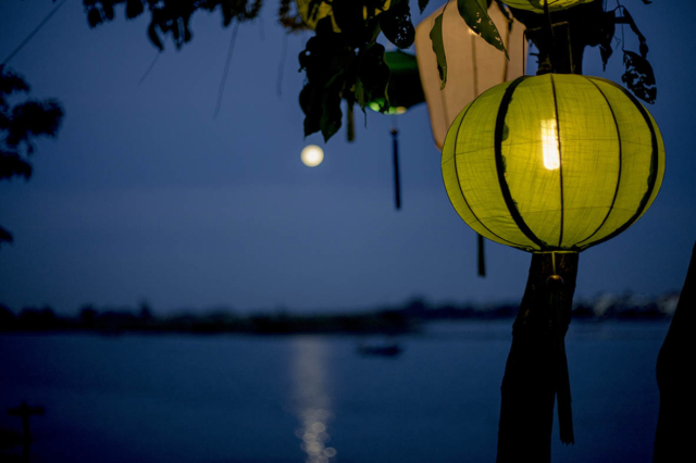 Lanterns Full Moon Hoi An Ancient Town Vietnam