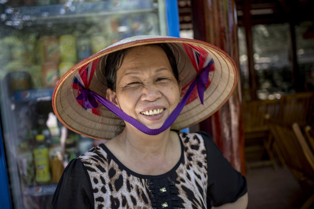 Drink Vendor Tu Duc Tomb Hue Vietnam