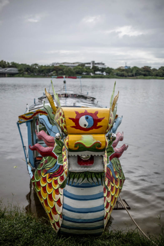 Dragon Boat Perfume River Hue Vietnam