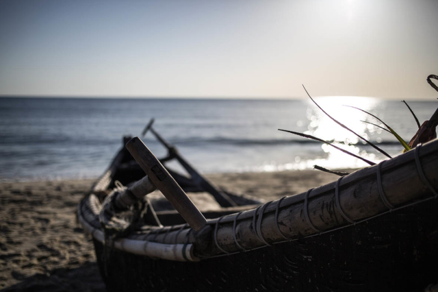 Fishing Boat Phu Tuan Beach Hue Vietnam